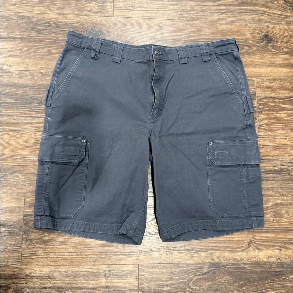 Men's Navy Cargo Shorts- Big & Tall